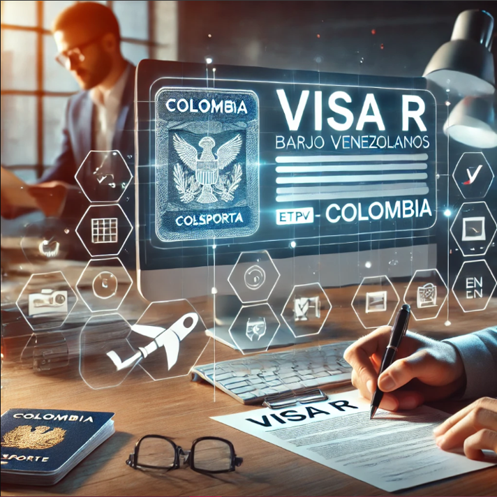 Gestión de trámite de Visa R para venezolanos bajo ETPV en Colombia